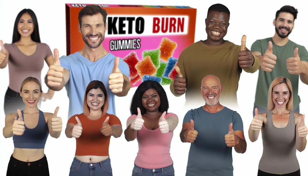 positive customer reviews for keto burn gummies